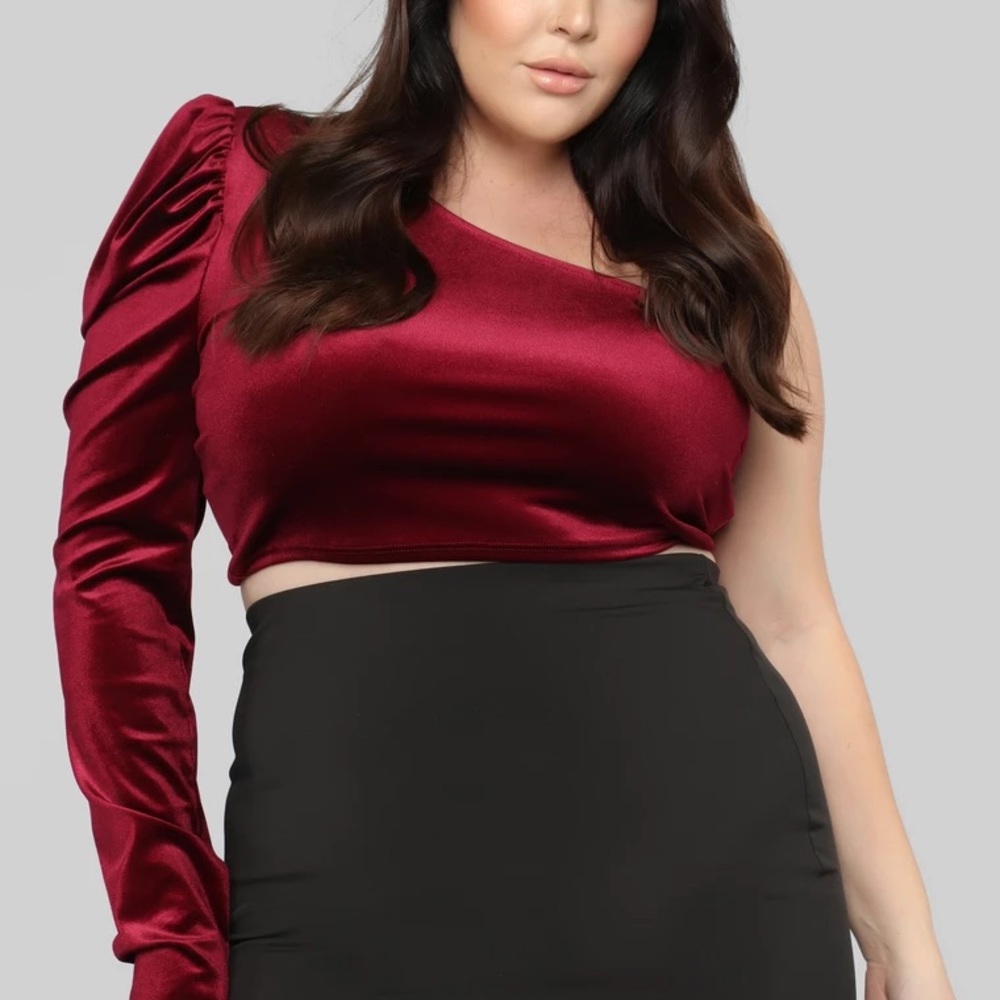 All for One Shoulder Top